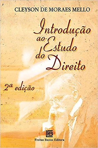 Introdução ao estudo do direito_Cleyson de Moraes Mello