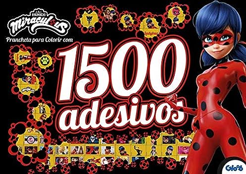 Ladybug - Prancheta para colorir com 1500 adesivos_On Line Editora